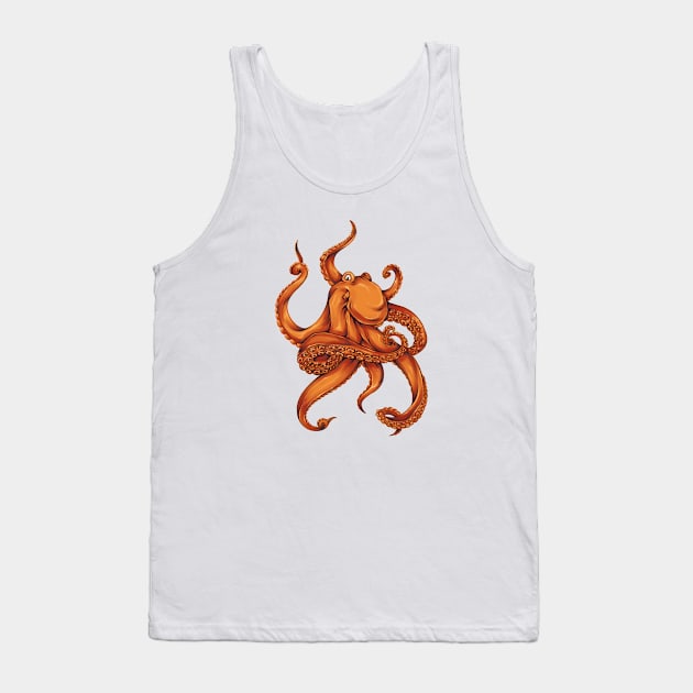 Octopus Tank Top by Torrika